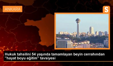 Beyin Cerrahı Profesör, Hayat Boyu Eğitimi Tavsiye Ediyor