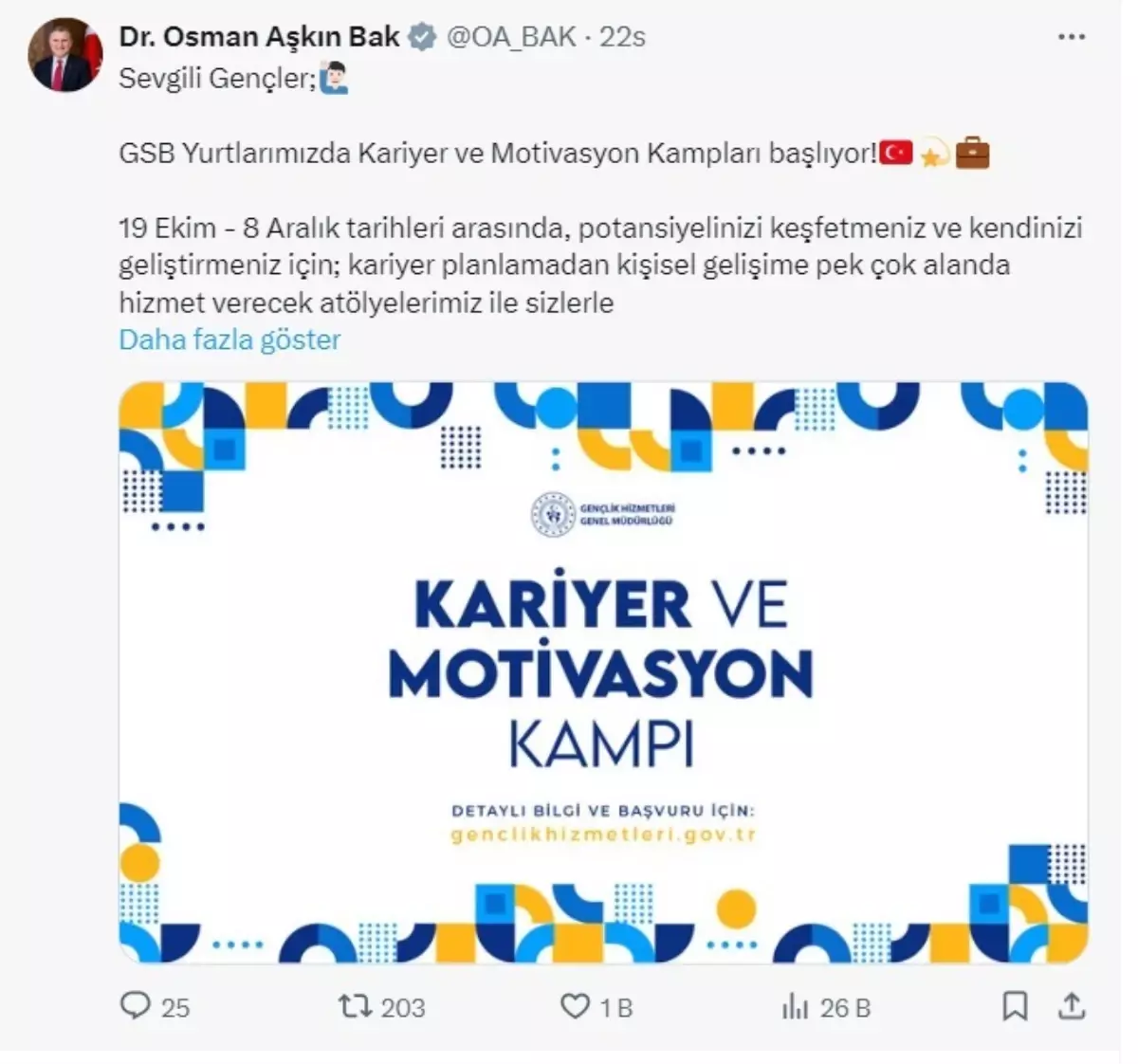 Kariyer ve Motivasyon Kampları Başlıyor